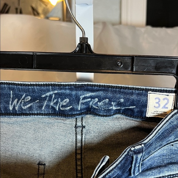 We The Free Women's Dark Blue Denim Shorts - Picture 2 of 3